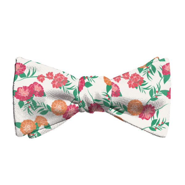 Valencia Floral (Customized) Bow Tie -  -  - Knotty Tie Co.