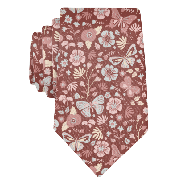 Mariposa Floral (Customized) Necktie -  -  - Knotty Tie Co.