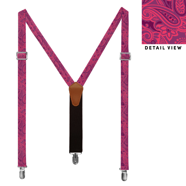 Rustica Paisley (Customized) Suspenders -  -  - Knotty Tie Co.