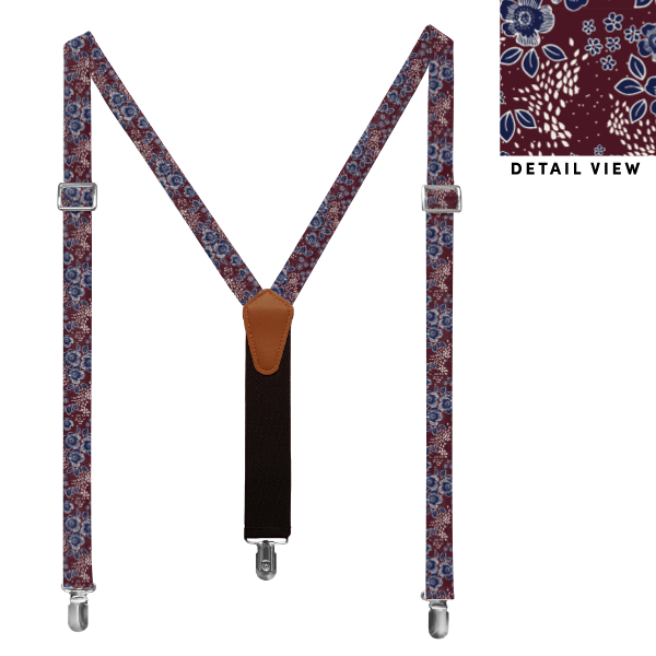 Woodland Floral (Customized) Suspenders -  -  - Knotty Tie Co.