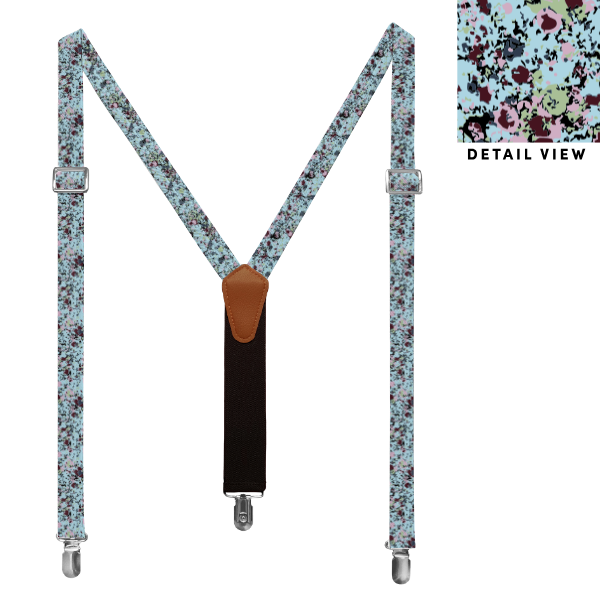 Hidden Floral (Customized) Suspenders -  -  - Knotty Tie Co.