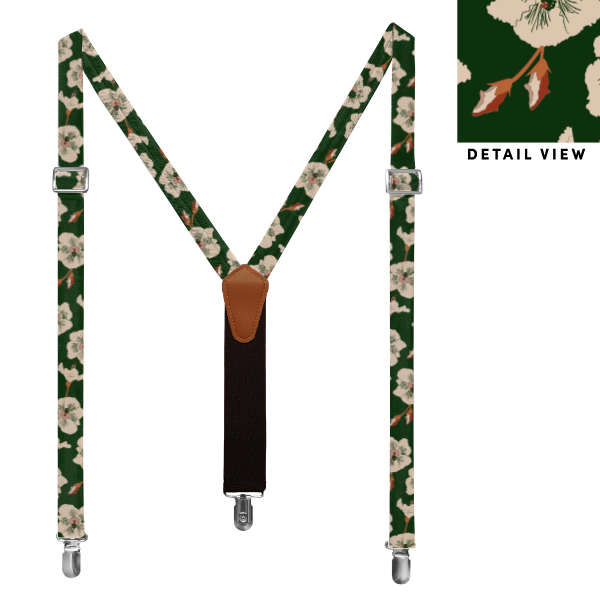 Happy Hibiscus (Customized) Suspenders -  -  - Knotty Tie Co.