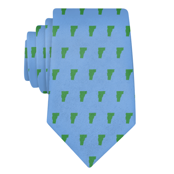 Vermont State Outline (Customized) Necktie -  -  - Knotty Tie Co.