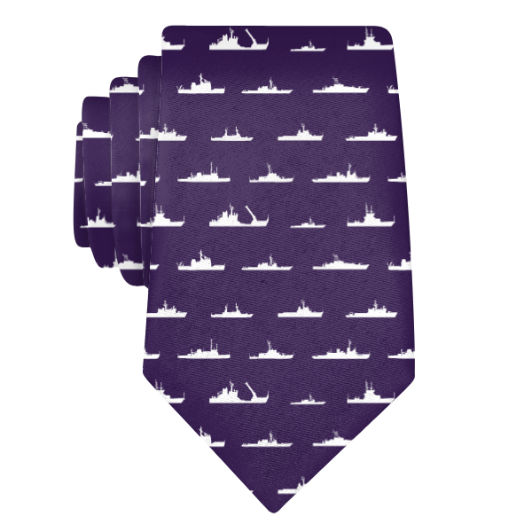 Coast Guard Fleet (Customized) Necktie -  -  - Knotty Tie Co.