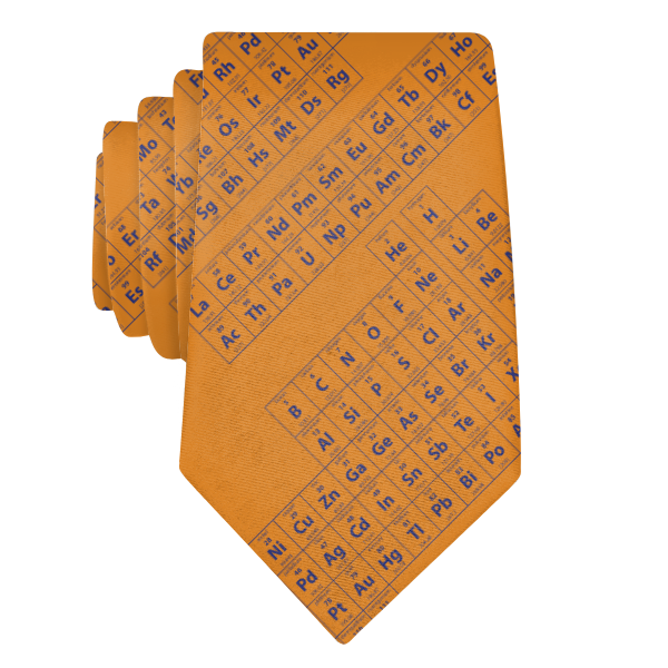 Periodic Table (Customized) Necktie -  -  - Knotty Tie Co.