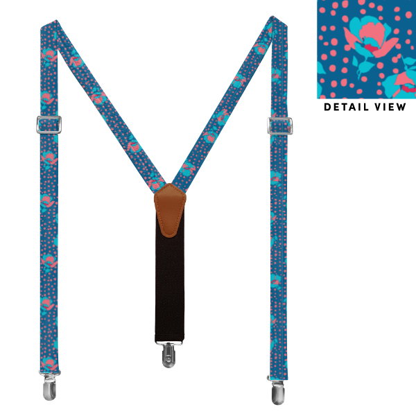 Whitman Floral (Customized) Suspenders -  -  - Knotty Tie Co.