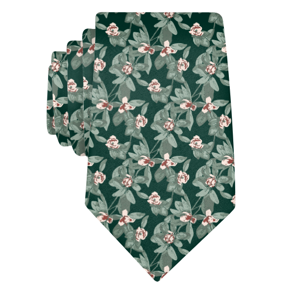 Budding Floral (Customized) Necktie -  -  - Knotty Tie Co.