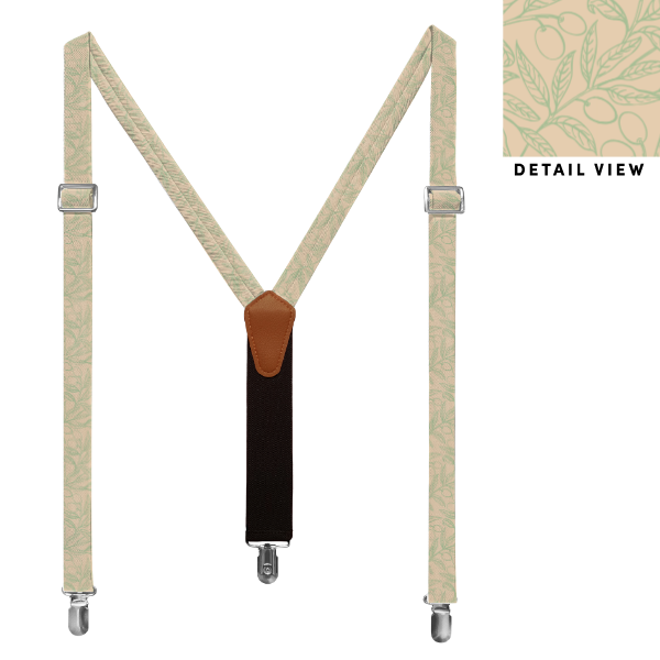 Olive Branch (Customized) Suspenders -  -  - Knotty Tie Co.