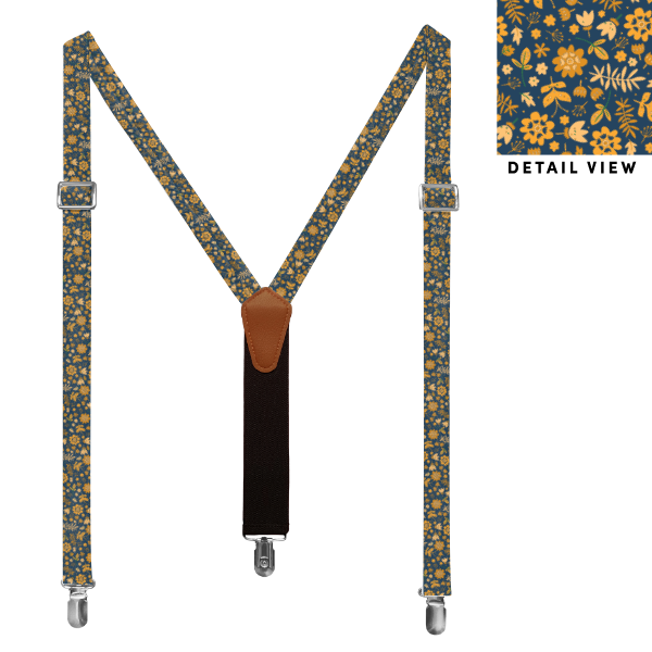 Field Floral (Customized) Suspenders -  -  - Knotty Tie Co.