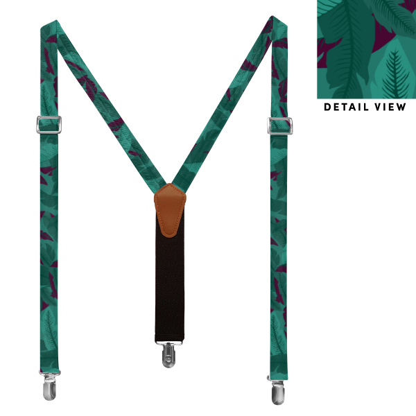 Banana Leaves (Customized) Suspenders -  -  - Knotty Tie Co.