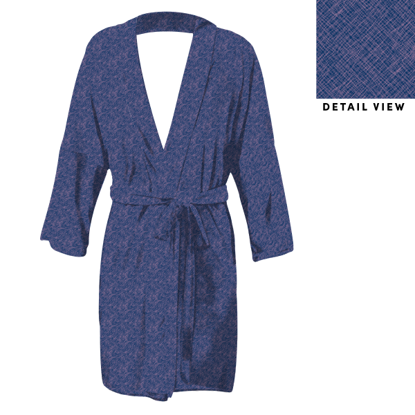 Burlap Crosshatch (Customized) Robe -  -  - Knotty Tie Co.