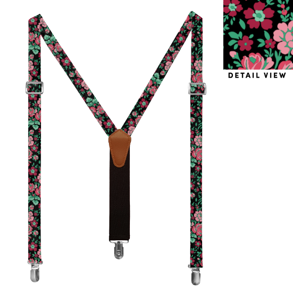 Cooper Floral (Customized) Suspenders -  -  - Knotty Tie Co.