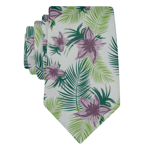 Tropical Blooms (Customized) Necktie -  -  - Knotty Tie Co.