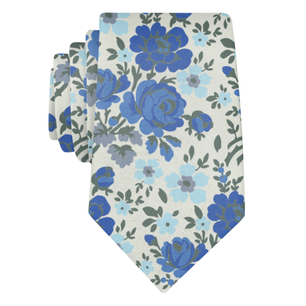 Cooper Floral (Customized) Necktie -  -  - Knotty Tie Co.