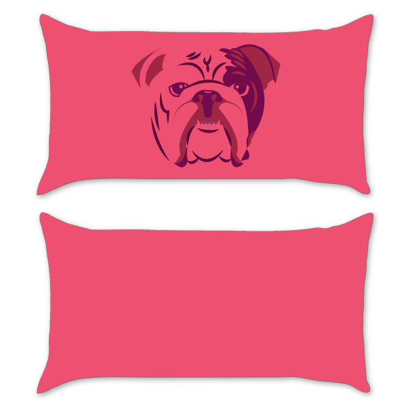 English Bulldog (Customized) Lumbar Pillow -  -  - Knotty Tie Co.