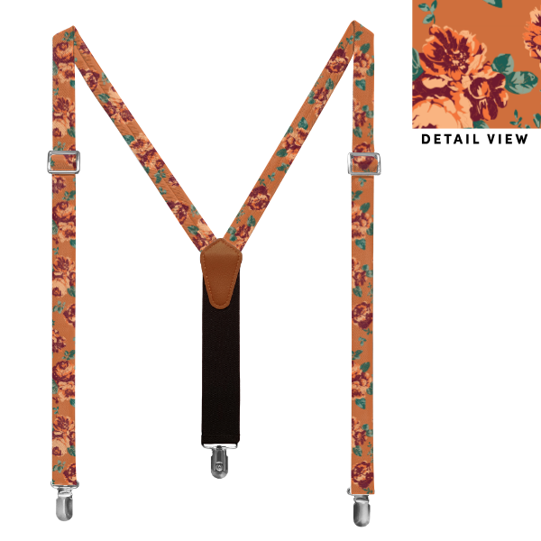 Sylvan Floral (Customized) Suspenders -  -  - Knotty Tie Co.