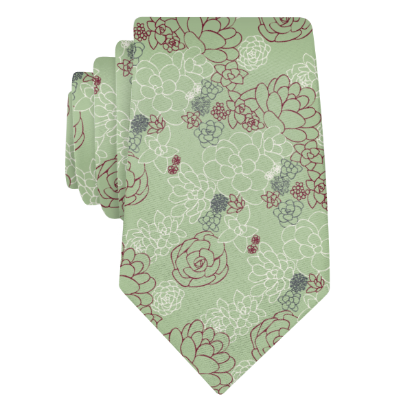 Succulent Cactus Garden (Customized) Necktie -  -  - Knotty Tie Co.