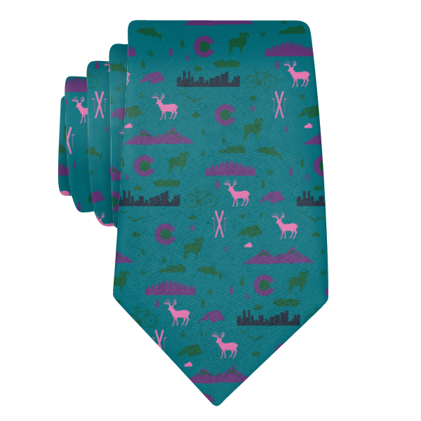 Colorado State Heritage (Customized) Necktie -  -  - Knotty Tie Co.