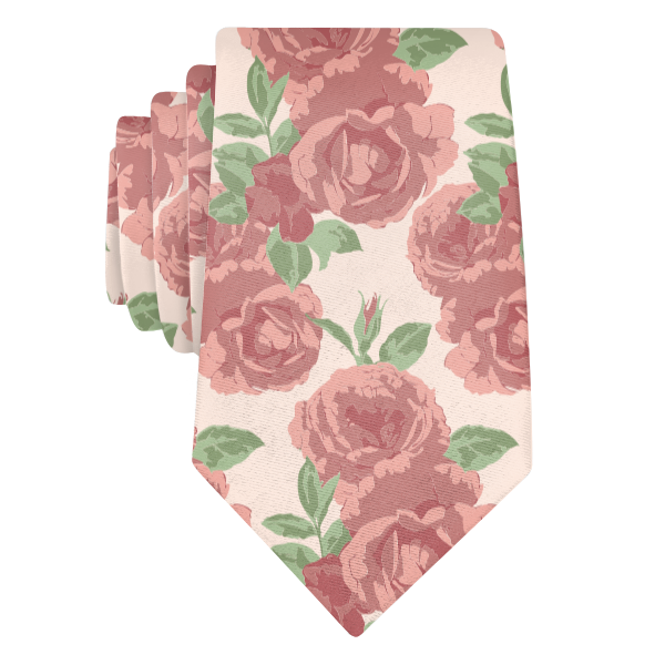 Paeonia (Customized) Necktie -  -  - Knotty Tie Co.