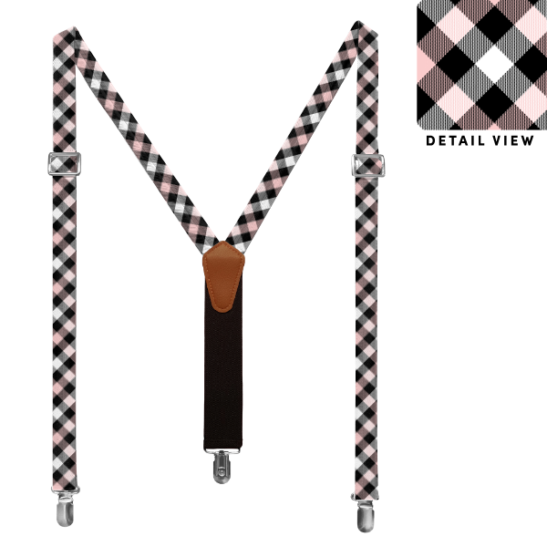 Squared Away Plaid (Customized) Suspenders -  -  - Knotty Tie Co.