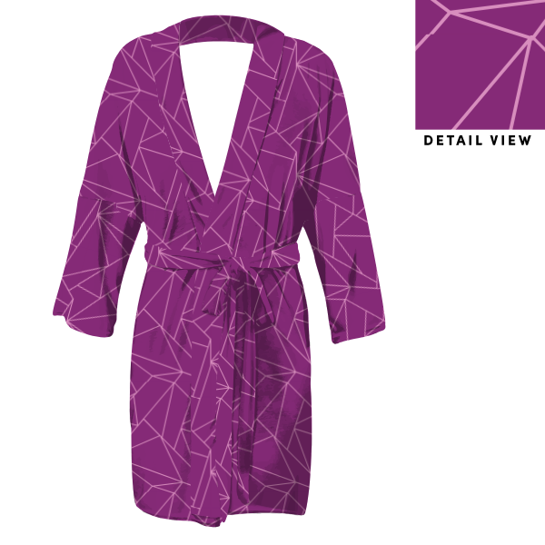 Origami Geometric (Customized) Robe -  -  - Knotty Tie Co.