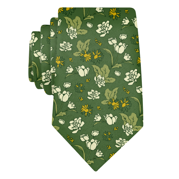 Clara Floral (Customized) Necktie -  -  - Knotty Tie Co.