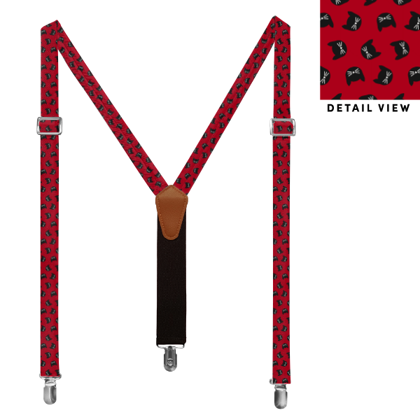 Kitty Cats (Customized) Suspenders -  -  - Knotty Tie Co.