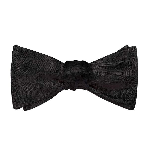Script Initials On Bow Monogram (Customized) Bow Tie -  -  - Knotty Tie Co.