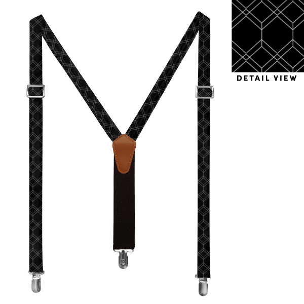 Arcadia Geometric (Customized) Suspenders -  -  - Knotty Tie Co.