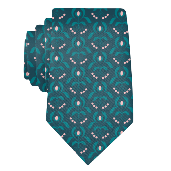Julie Floral (Customized) Necktie -  -  - Knotty Tie Co.