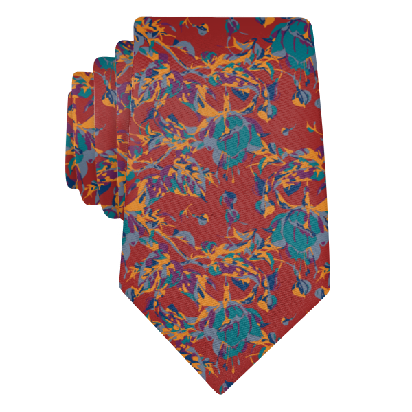 Abstract Floral (Customized) Necktie -  -  - Knotty Tie Co.