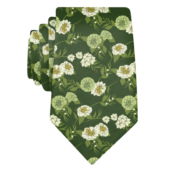Valencia Floral (Customized) Necktie -  -  - Knotty Tie Co.