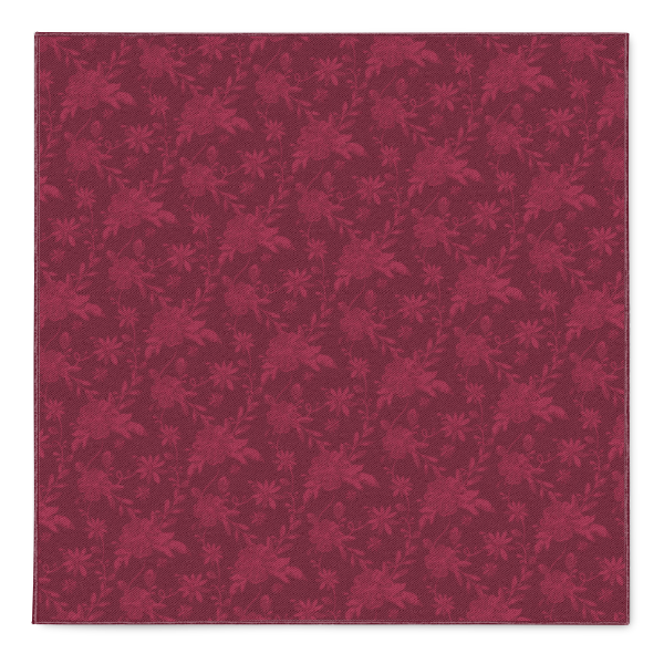 Impatiens Floral (Customized) Pocket Square -  -  - Knotty Tie Co.