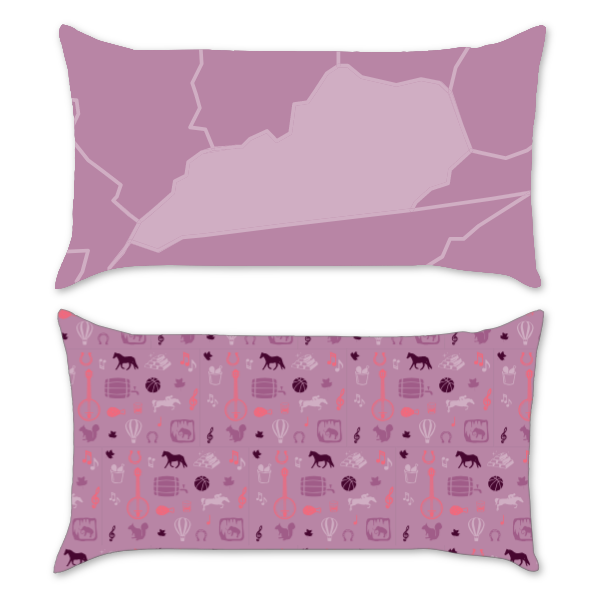 Kentucky (Customized) Lumbar Pillow -  -  - Knotty Tie Co.