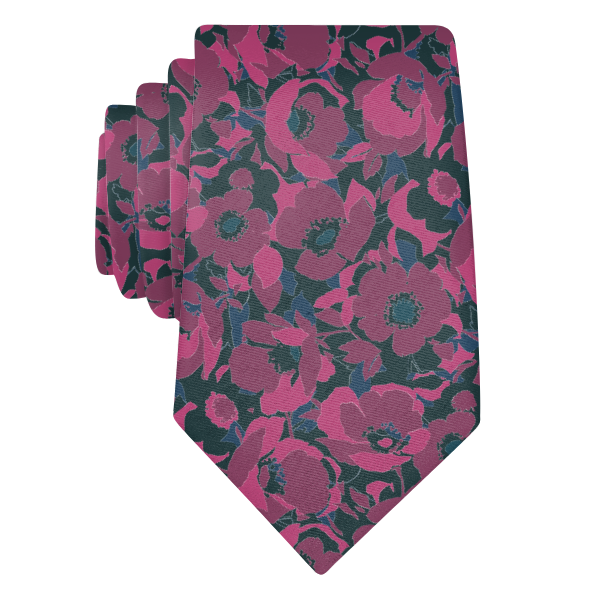 Mod Floral (Customized) Necktie -  -  - Knotty Tie Co.