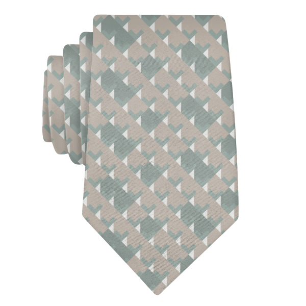 Maze Geo (Customized) Necktie -  -  - Knotty Tie Co.