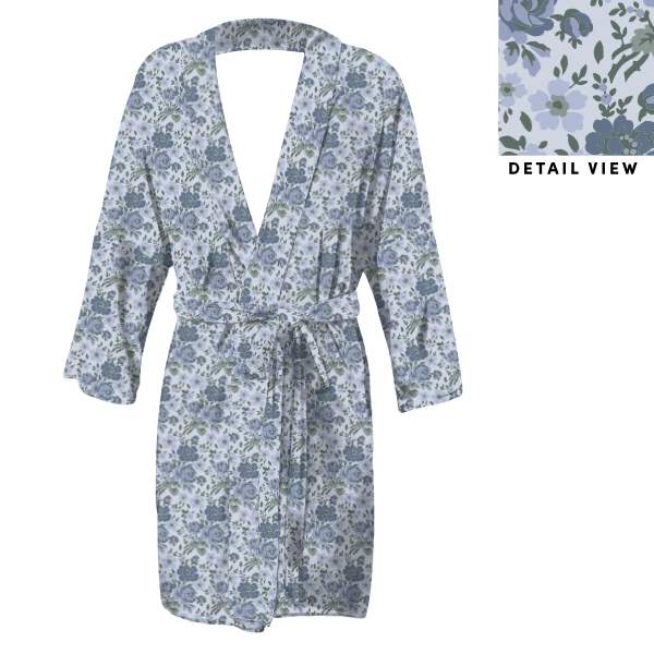 Cooper Floral (Customized) Robe -  -  - Knotty Tie Co.
