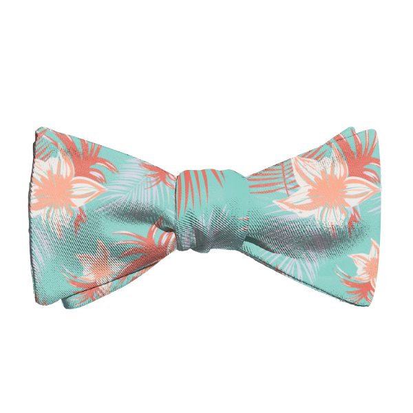 Tropical Blooms (Customized) Bow Tie -  -  - Knotty Tie Co.
