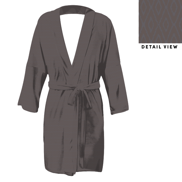 Ikat Diamond (Customized) Robe -  -  - Knotty Tie Co.