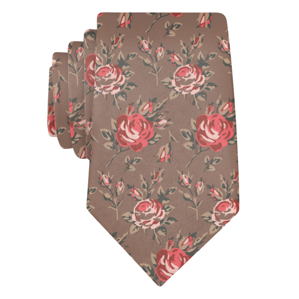 Antique Rose (Customized) Necktie -  -  - Knotty Tie Co.