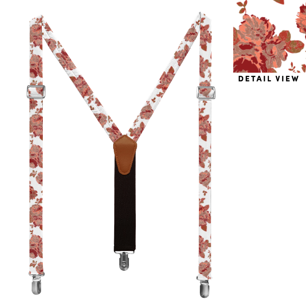 Sylvan Floral (Customized) Suspenders -  -  - Knotty Tie Co.