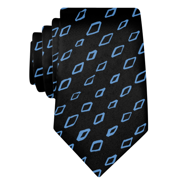 Rhombus Geometric (Customized) Necktie -  -  - Knotty Tie Co.