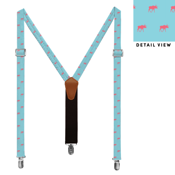Moose (Customized) Suspenders -  -  - Knotty Tie Co.
