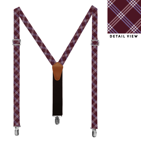Intersector Plaid (Customized) Suspenders -  -  - Knotty Tie Co.