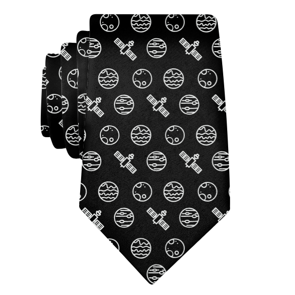Space Orbit (Customized) Necktie -  -  - Knotty Tie Co.