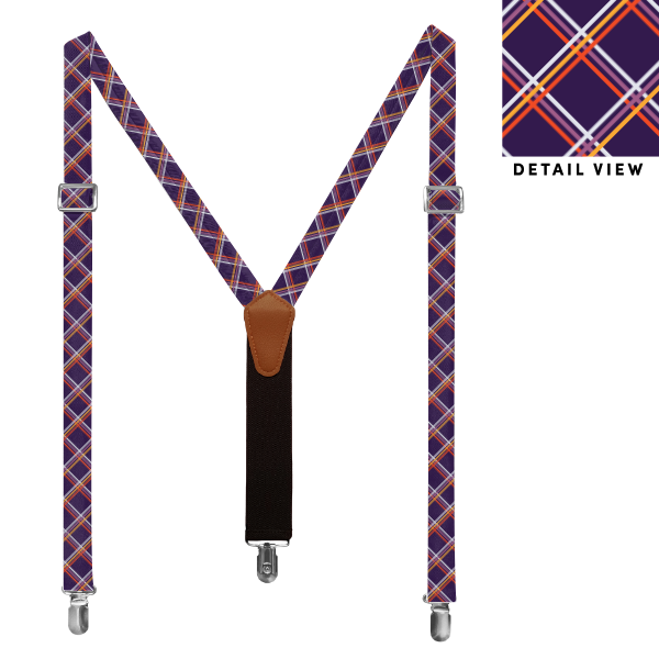 Baker Plaid (Customized) Suspenders -  -  - Knotty Tie Co.