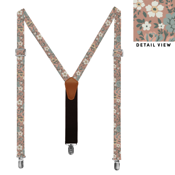 Cooper Floral (Customized) Suspenders -  -  - Knotty Tie Co.