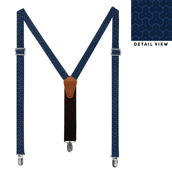 Triad Geo (Customized) Suspenders -  -  - Knotty Tie Co.