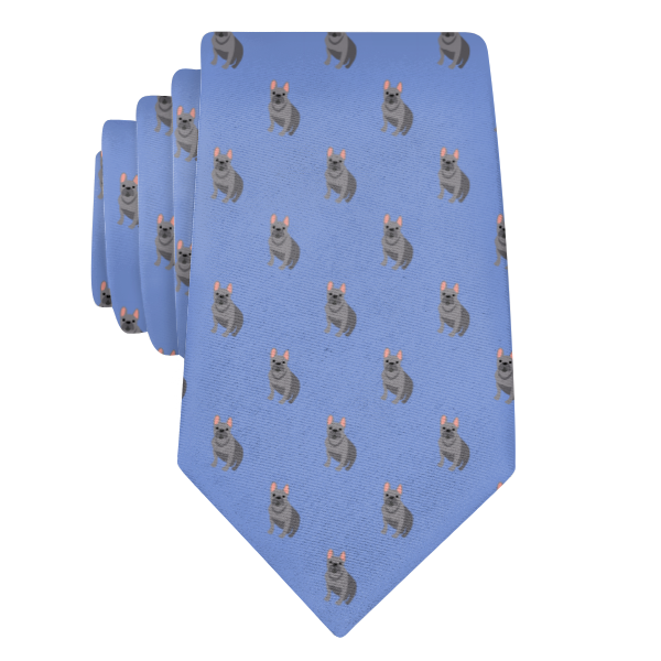 French Bulldog (Customized) Necktie -  -  - Knotty Tie Co.