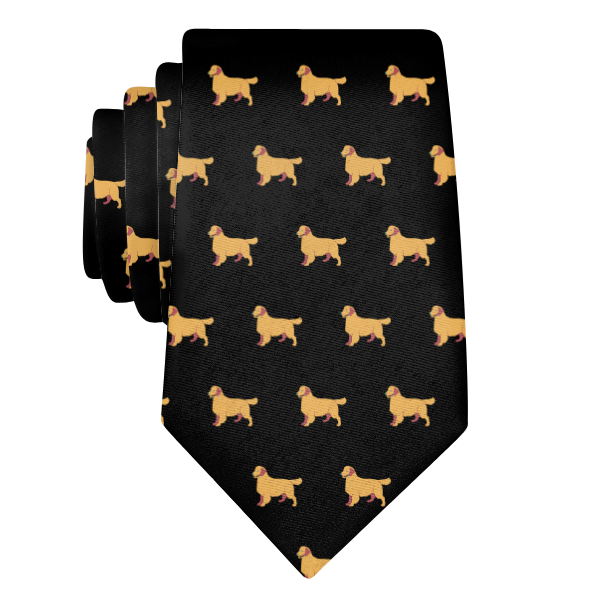 Golden Retriever (Customized) Necktie -  -  - Knotty Tie Co.